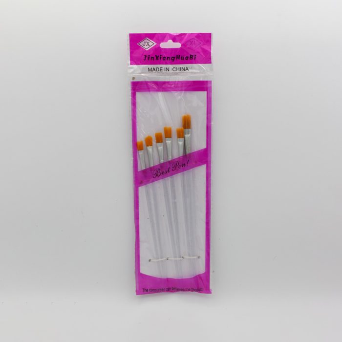 Brush Set White 6Pcs