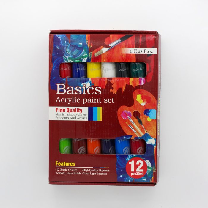 Basics Acrylic 30ml 12pcs