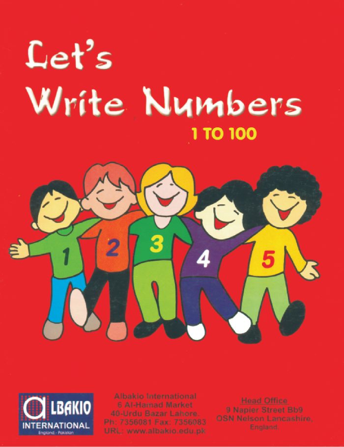 Lets Write Numbers 1 to 100