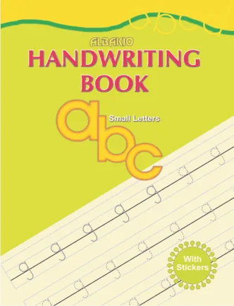 Handwriting Book Smaller Letters abc